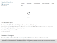Tablet Screenshot of heilpraxis-gesundheit.de